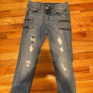 BLANKNYC Ripped Jeans with Zippers